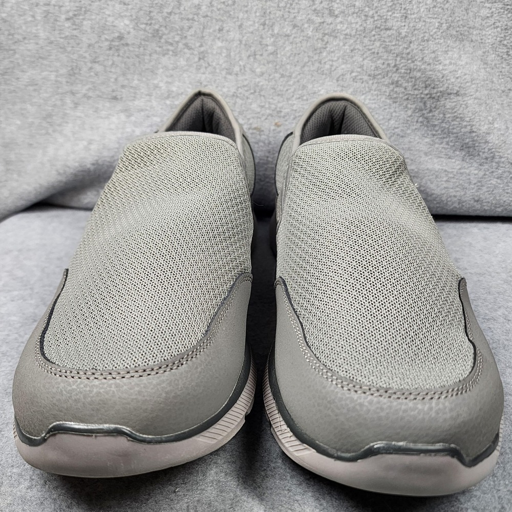 Skechers D'Lites Shoes Mens Size 13 Gray Slip On Memory Foam Casual Comfort - Picture 2 of 11